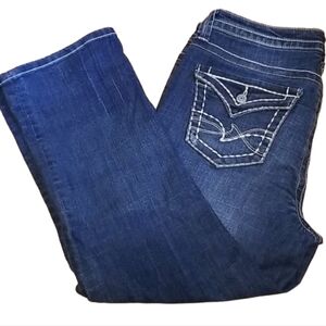 a.n.a Women's cropped capri straight leg jeans size 10